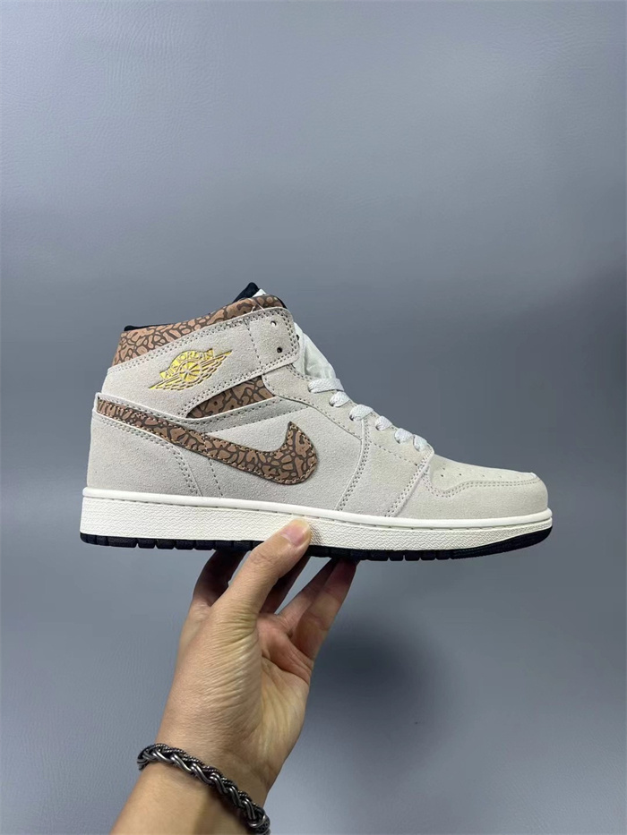 Men's Running Weapon Air Jordan 1 Cream Shoes 0574 Men's Running Weapon Air Jordan 1 Cream Shoes 0574
